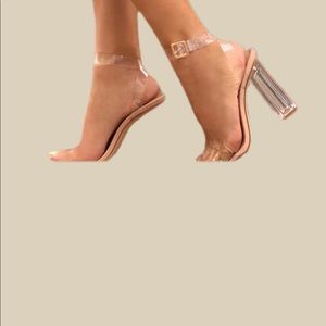 Fashion Nova- NWOT Glass Slipper